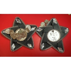 Broszka  rockowa gwiazdka